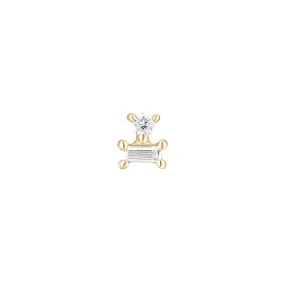 14k Uptown Girl Stud