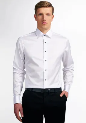 1863 by Eterna Plain Gentle Shirt, White