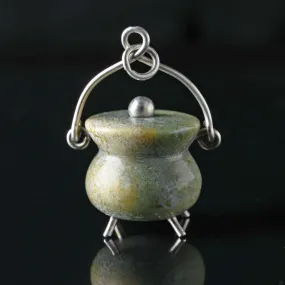 Antique Scottish Connemara Kettle Pot Pendant