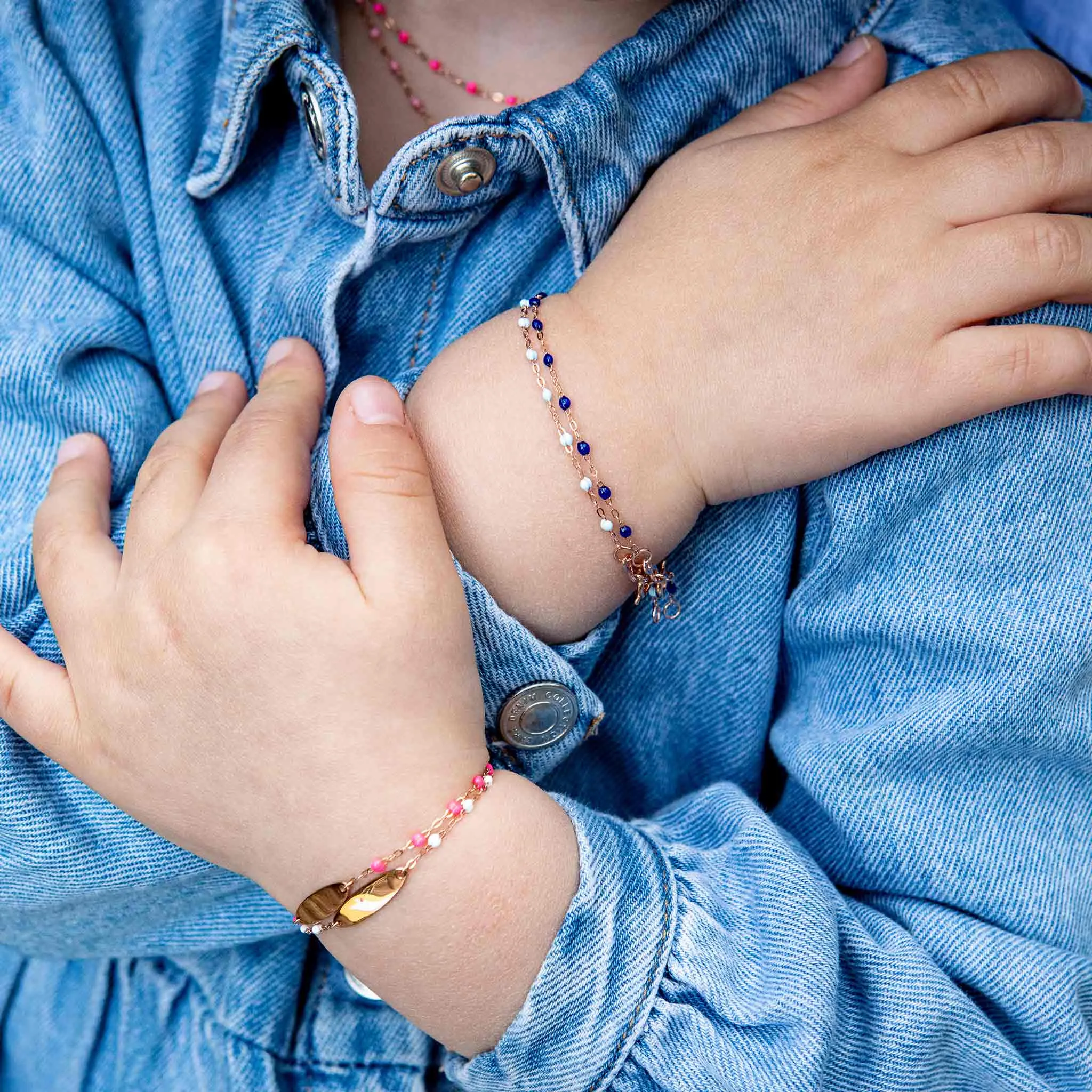 Baby Classic Gigi Lapis bracelet, Yellow Gold, 5.1"