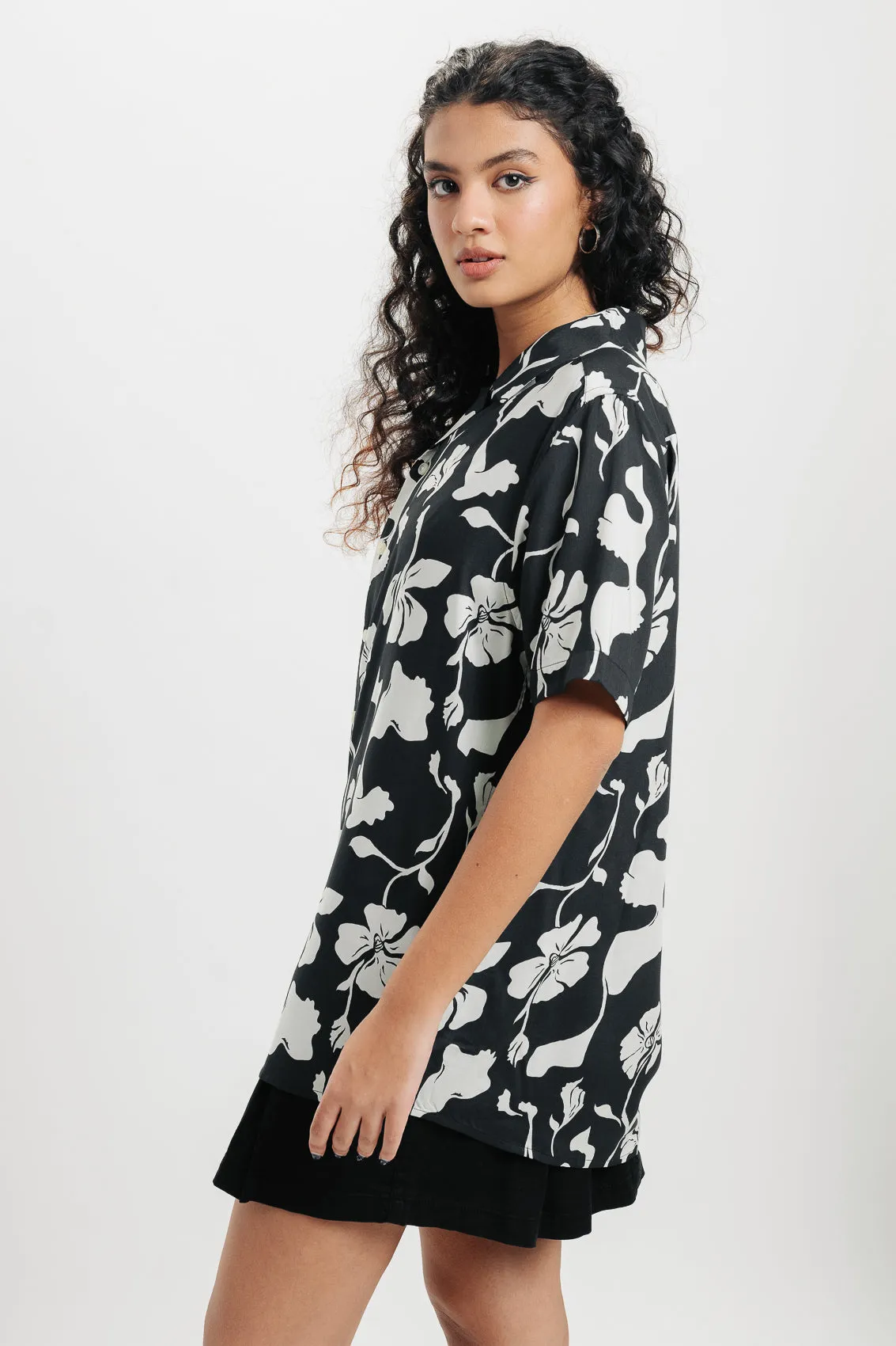 Black Printed Shirt