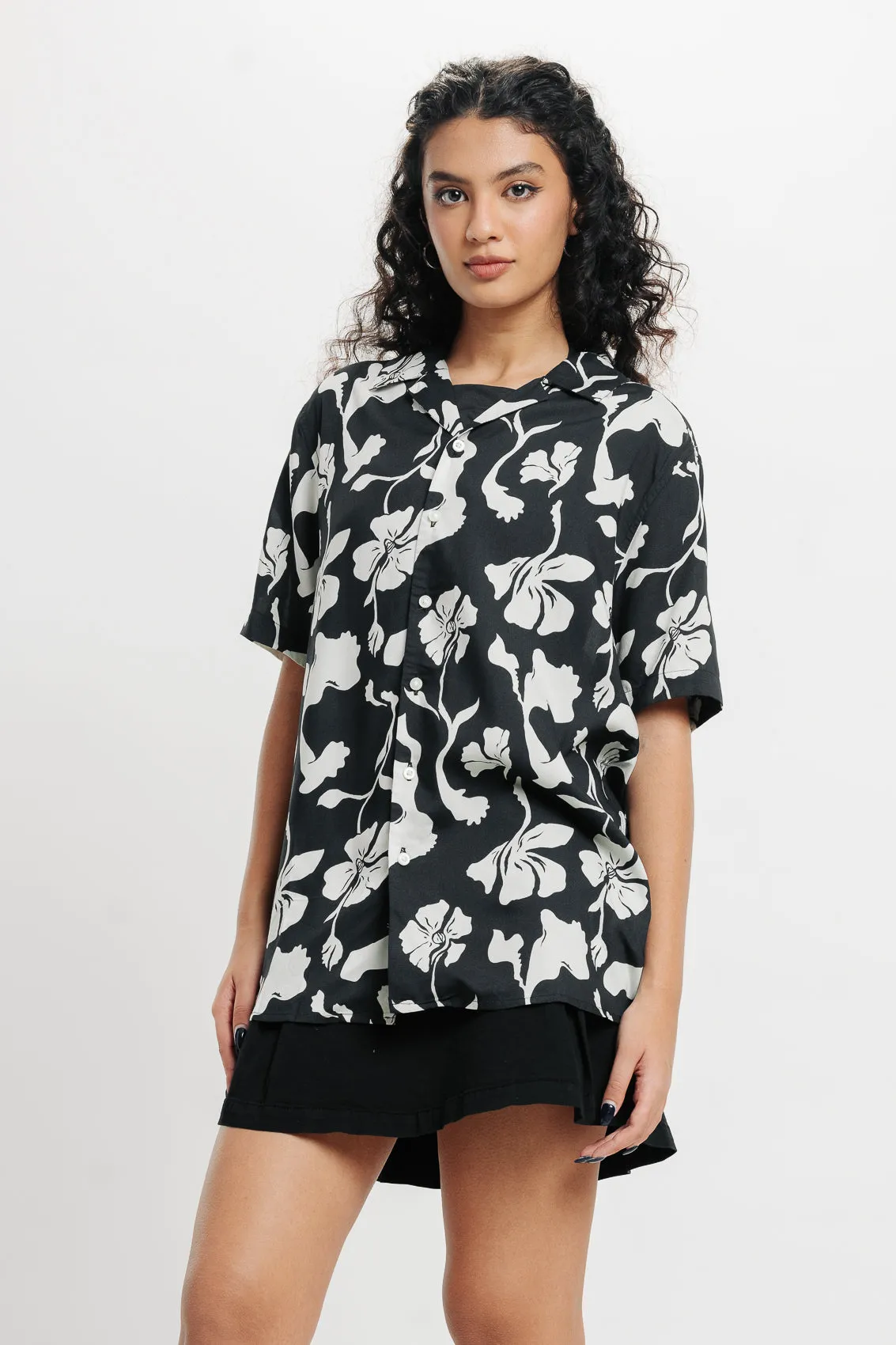 Black Printed Shirt