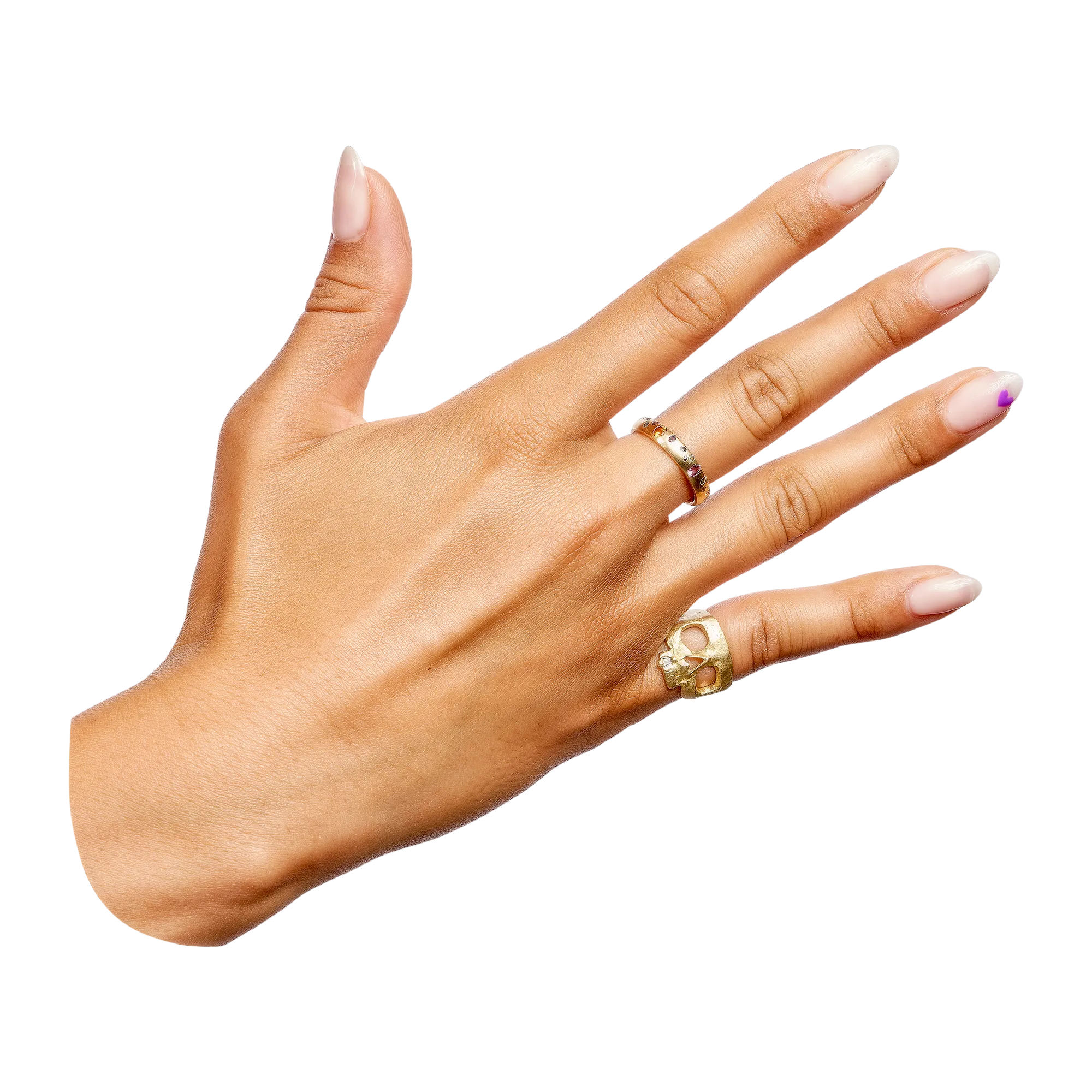 Blossom Crush Gradient Confetti Ring - Size 7.5 - 11479