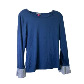 Blue Top Long Sleeve By Vince Camuto, Size: S