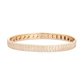 Braided Diamond Bangle