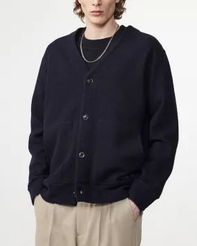 CARDIGAN MERINO ICE 6398 DARK NAVY / NN07