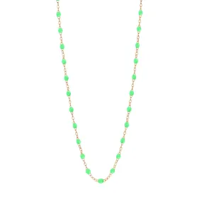 Classic Gigi Neon necklace, Rose Gold, 17.7"