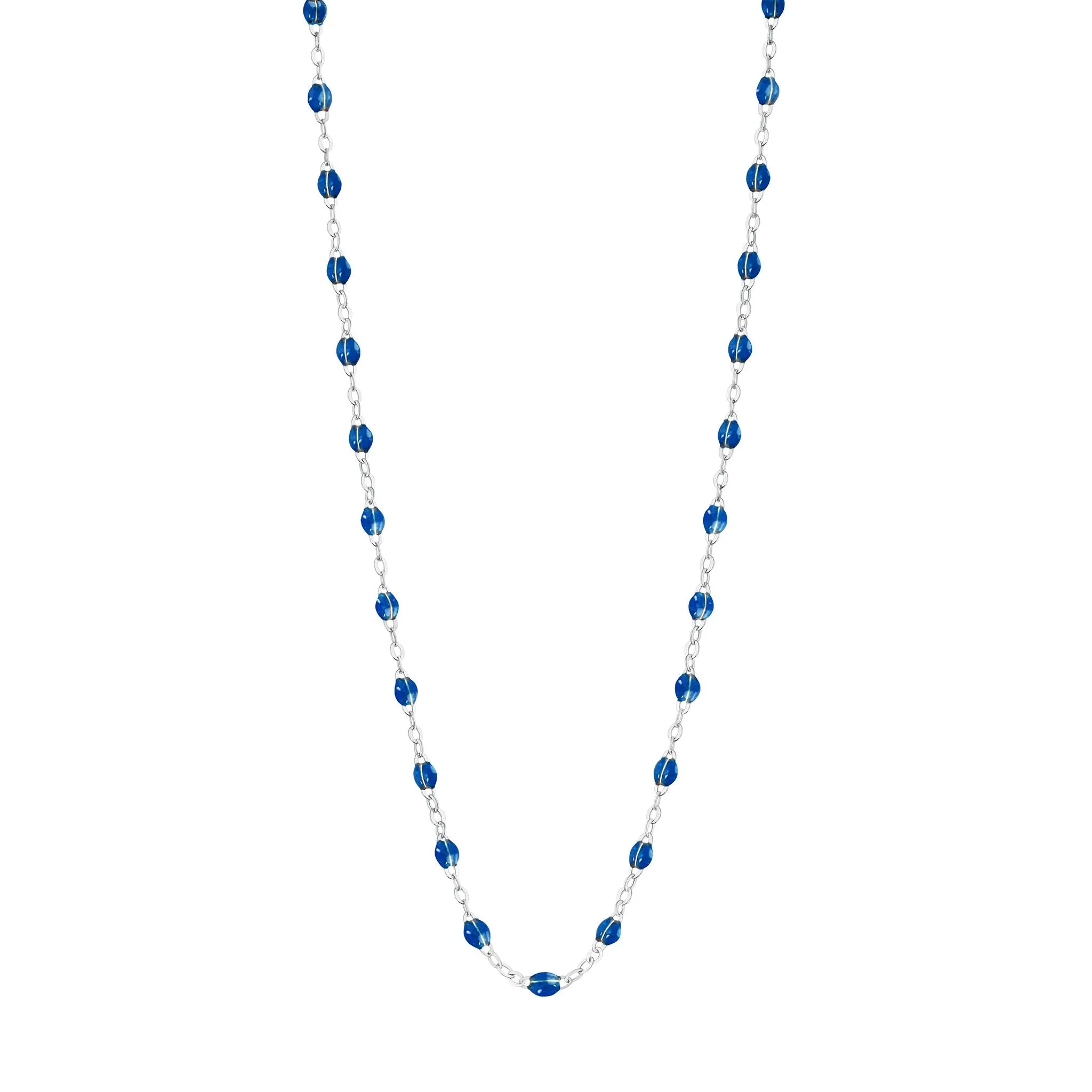 Classic Gigi Sapphire necklace, White Gold, 16.5"