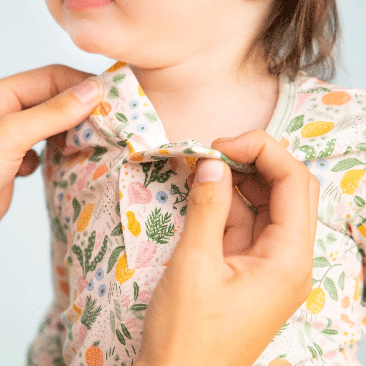 coral floral modal magnetic toddler twotie