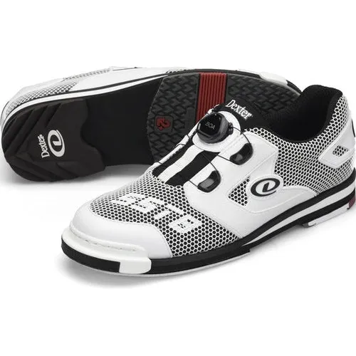 Dexter Mens SST 8 Power Frame BOA Right/Left Hand Bowling Shoes Black/White