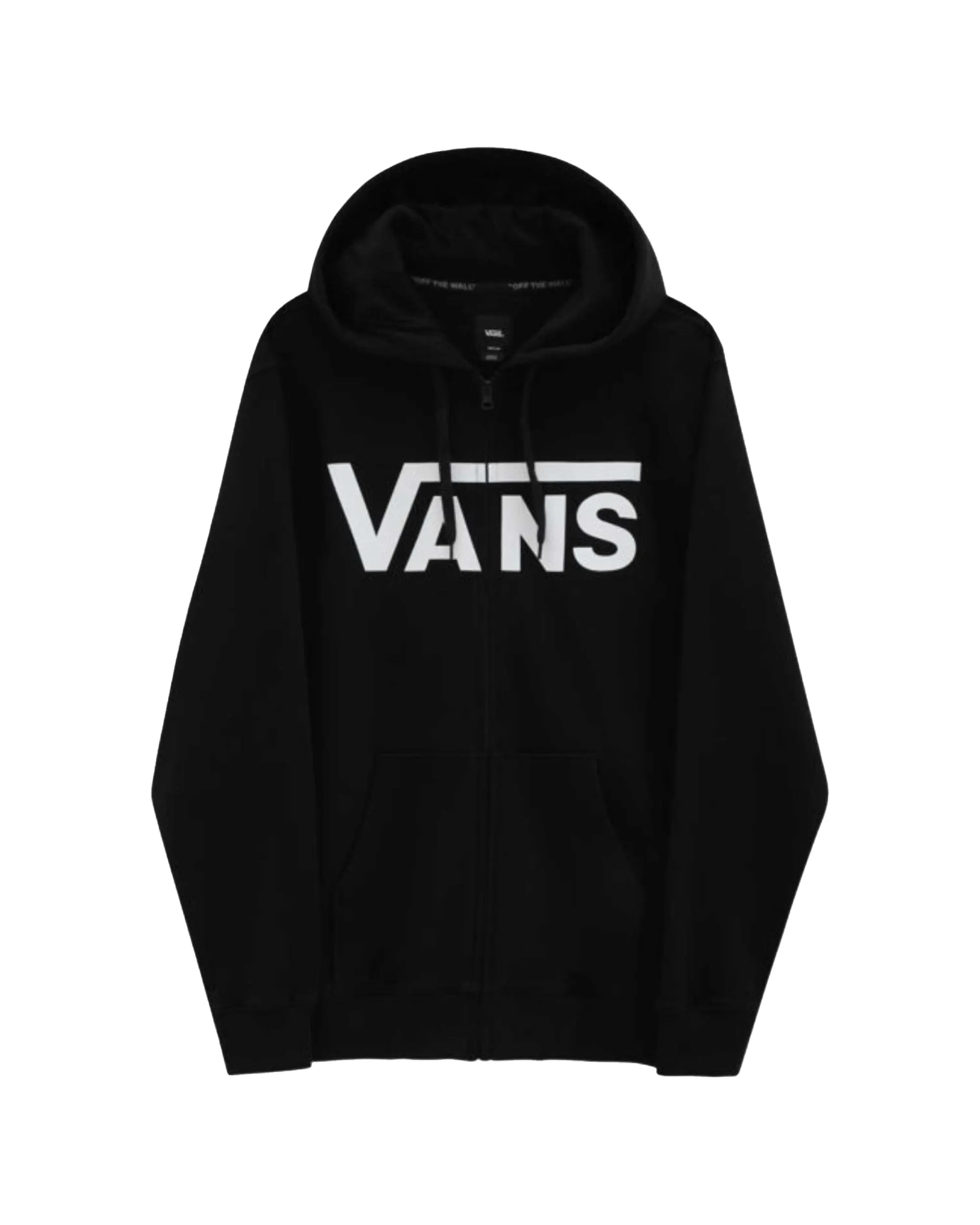 Felpa Uomo Vans Classic Zip Hoodie II Nero