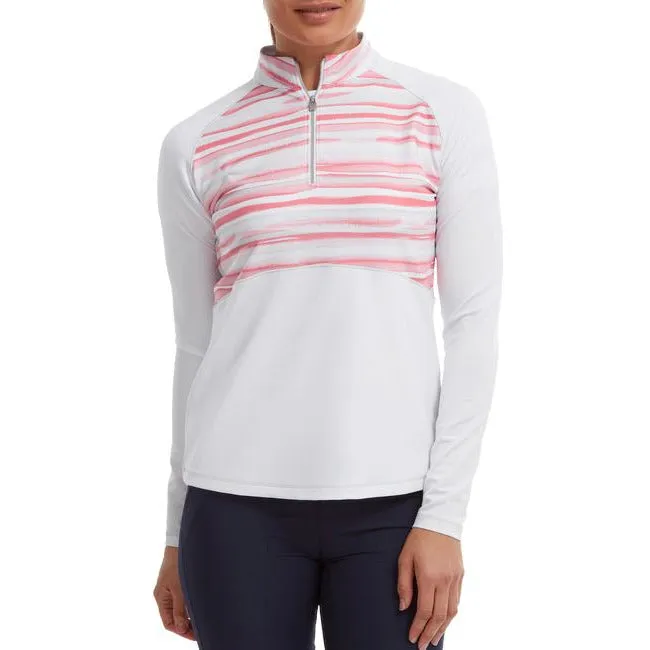 Footjoy Pullover 1/2-Zip en jersey aquarelle