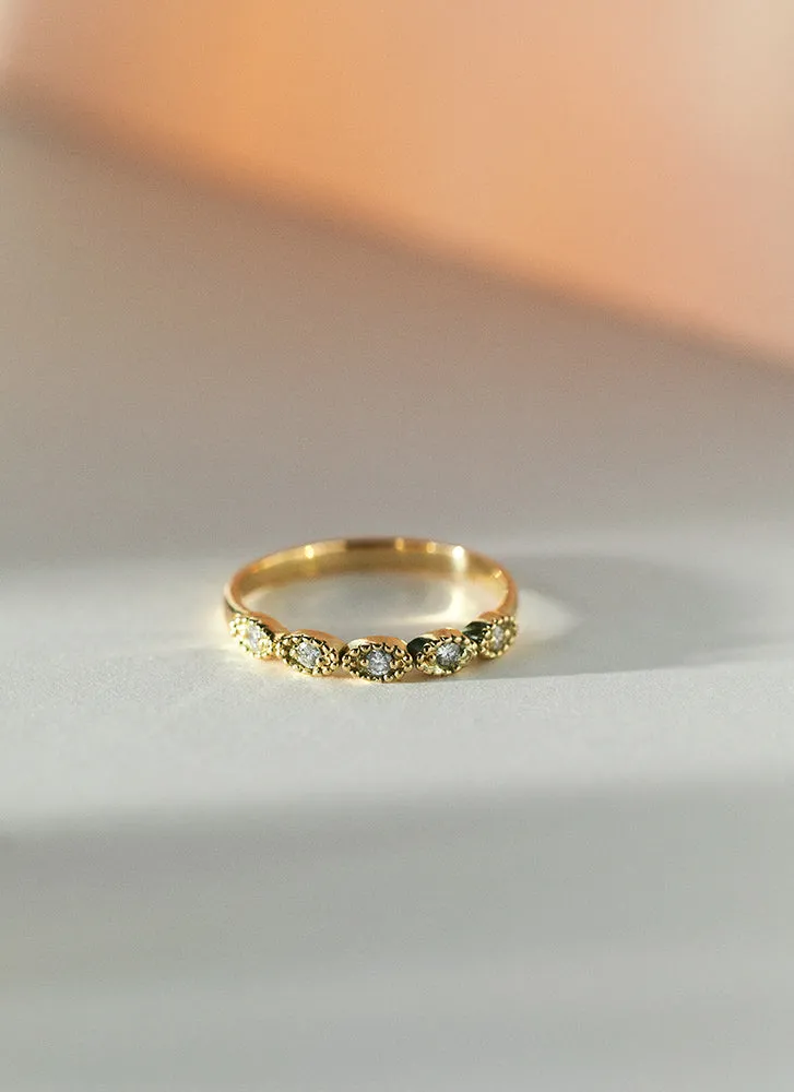 Joshi's sister diamond ring 14k gold