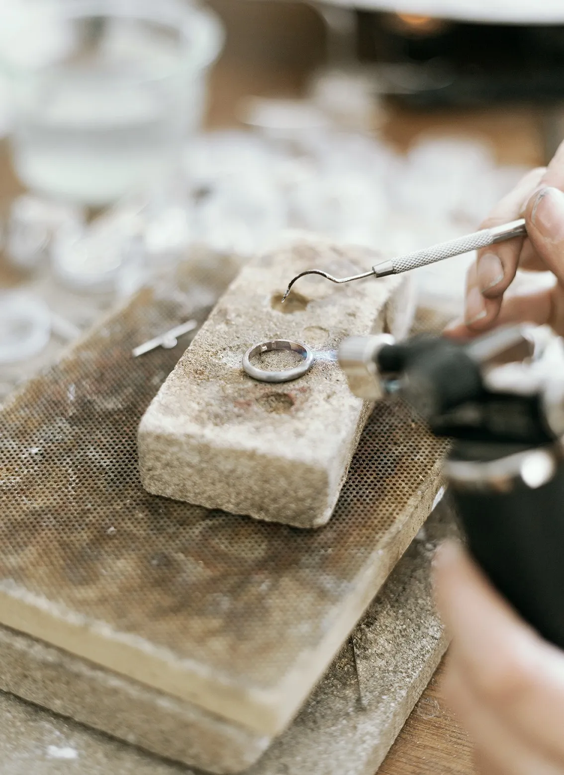 Joshi's sister diamond ring 14k gold