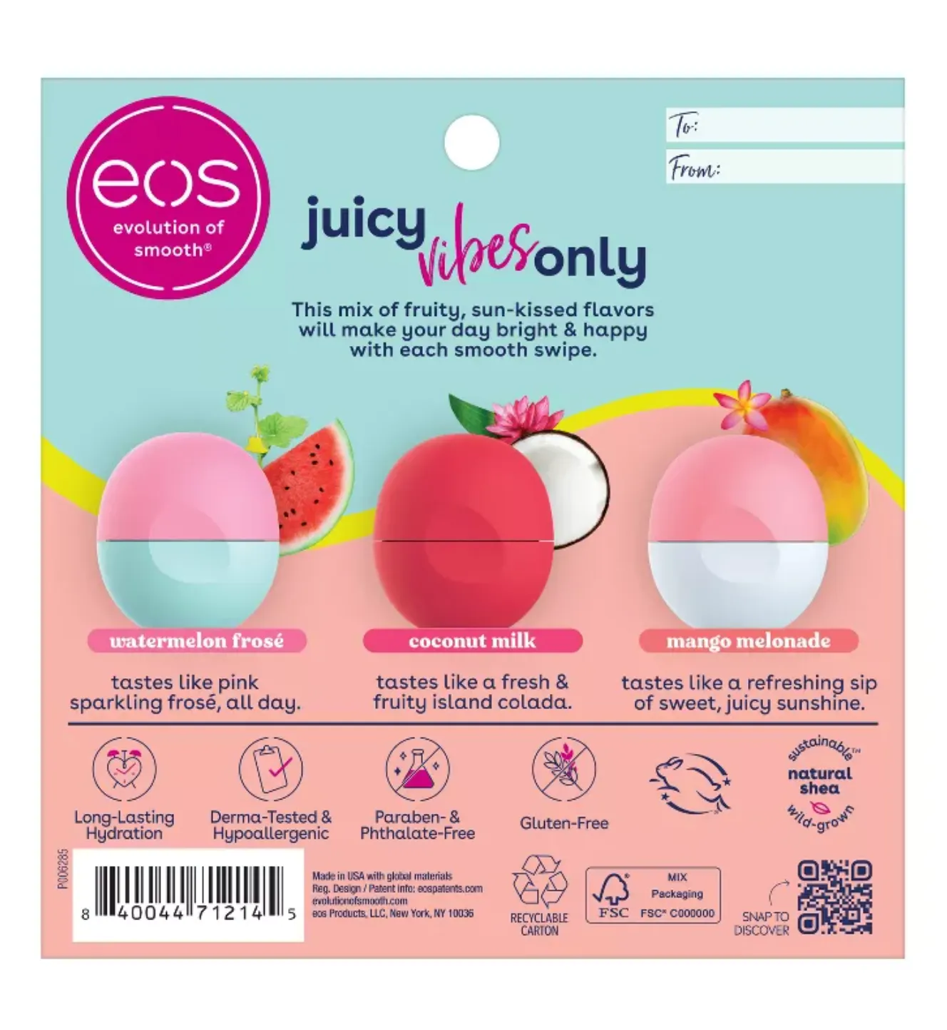 Labiales Eos Juicy Vibes [Set de3]