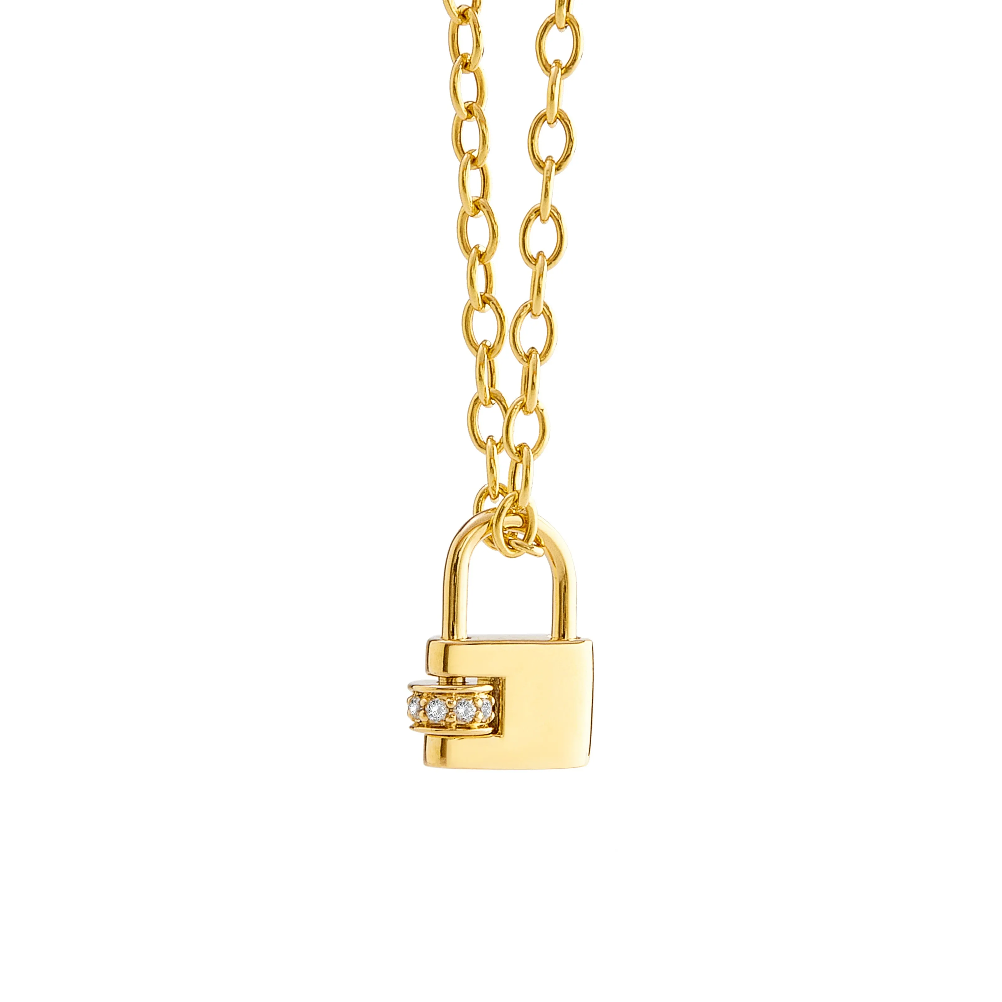 Lock Charm Pendant