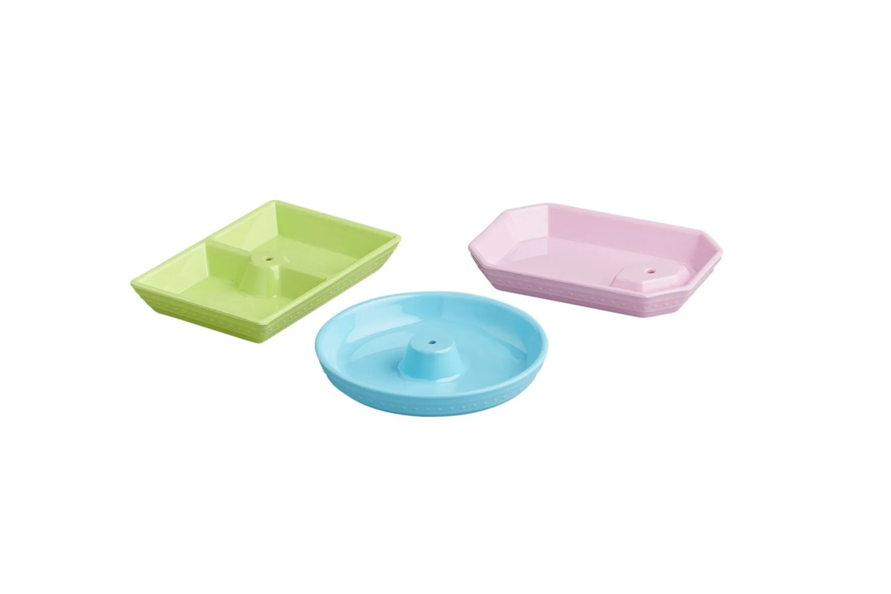 Melamine Dainty Dishes Set by Nora Fleming - Pastel