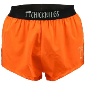 Men's Neon orange 2" Split Shorts