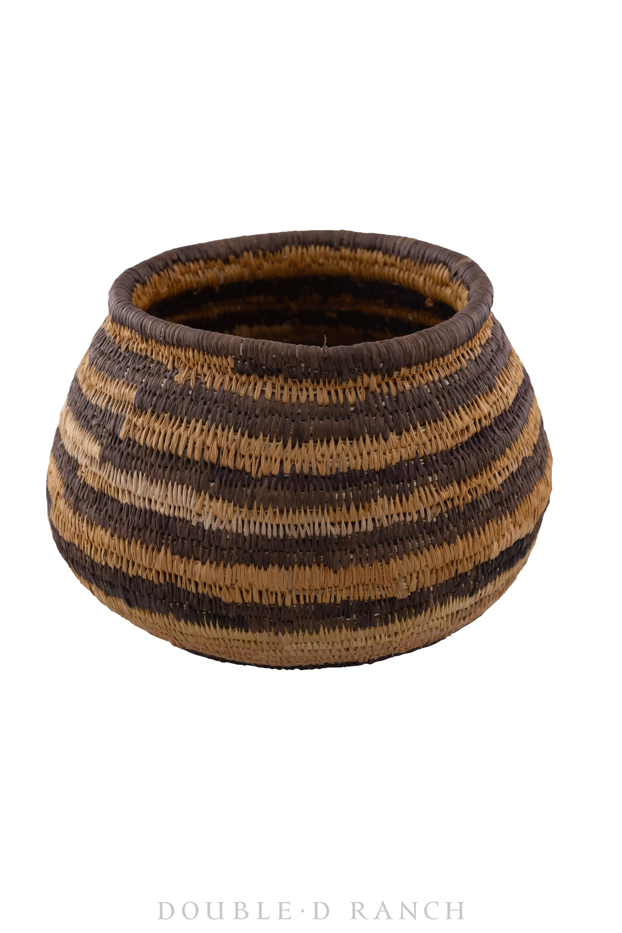 Miscellaneous, Basket, Bowl, Stripe, Native American, Vintage, Estate, 540