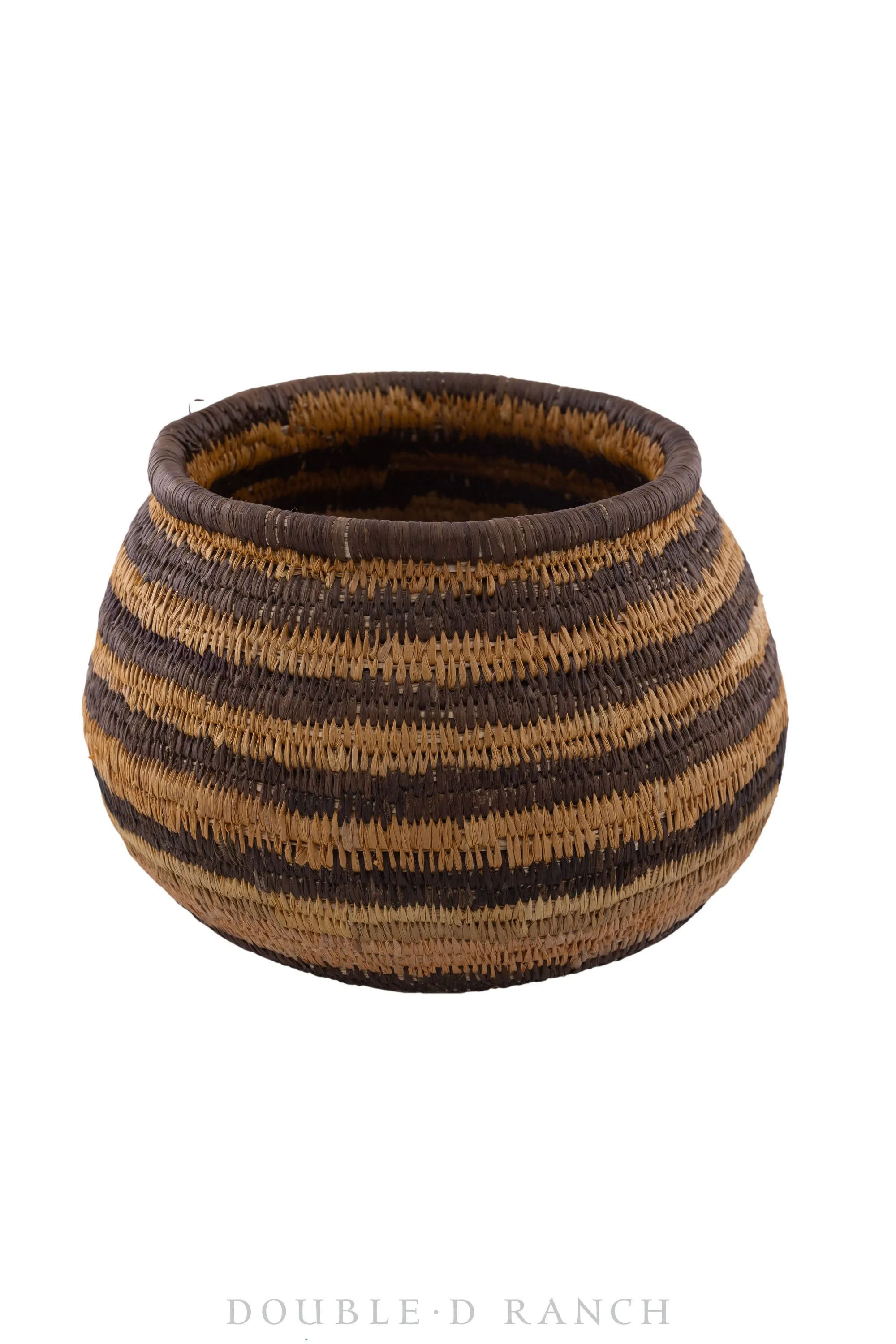 Miscellaneous, Basket, Bowl, Stripe, Native American, Vintage, Estate, 540