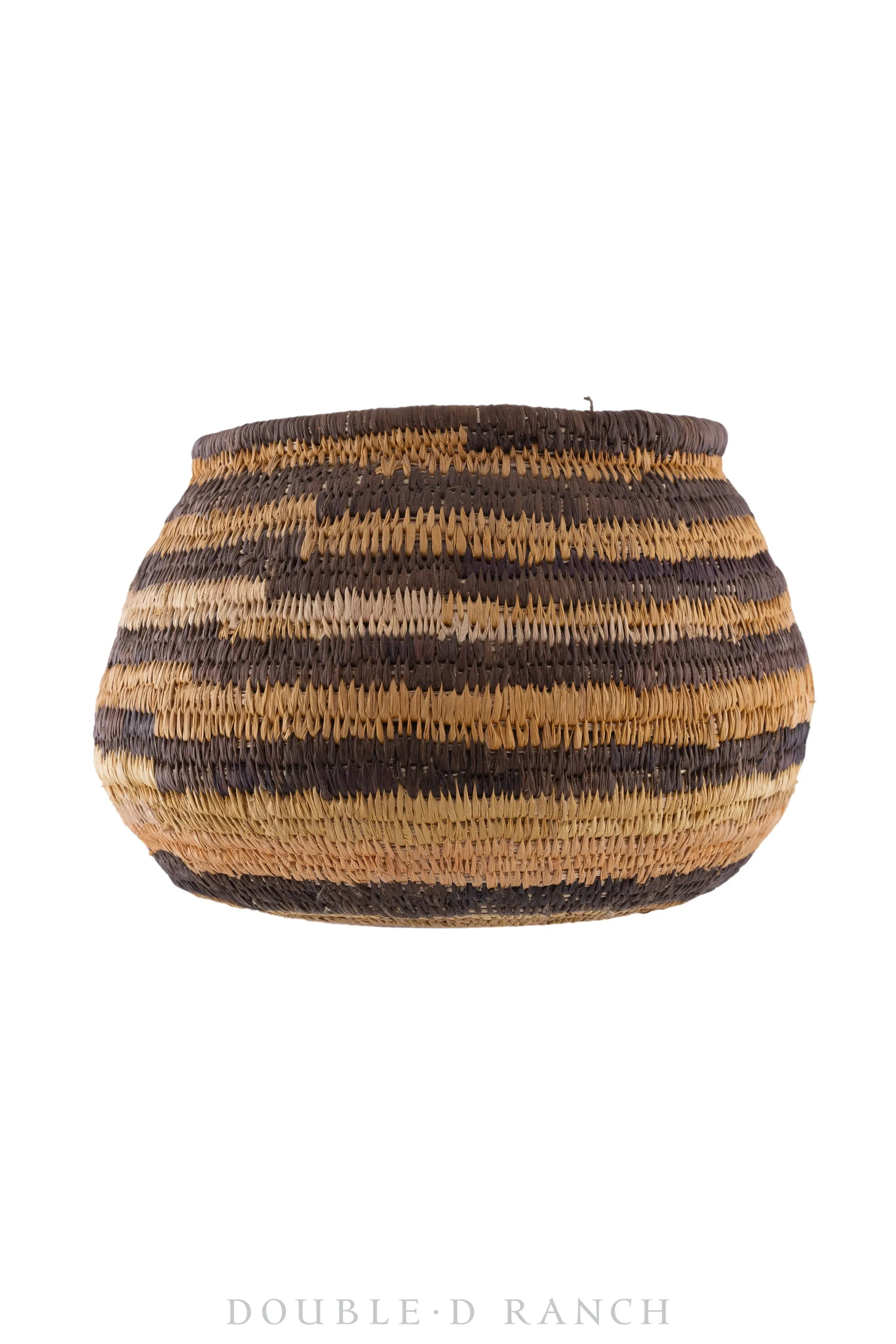 Miscellaneous, Basket, Bowl, Stripe, Native American, Vintage, Estate, 540