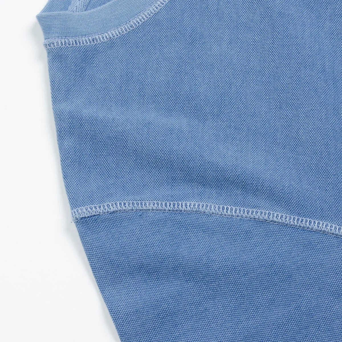 Norse Projects - Niels Indigo Piqué T-shirt - Light Indigo