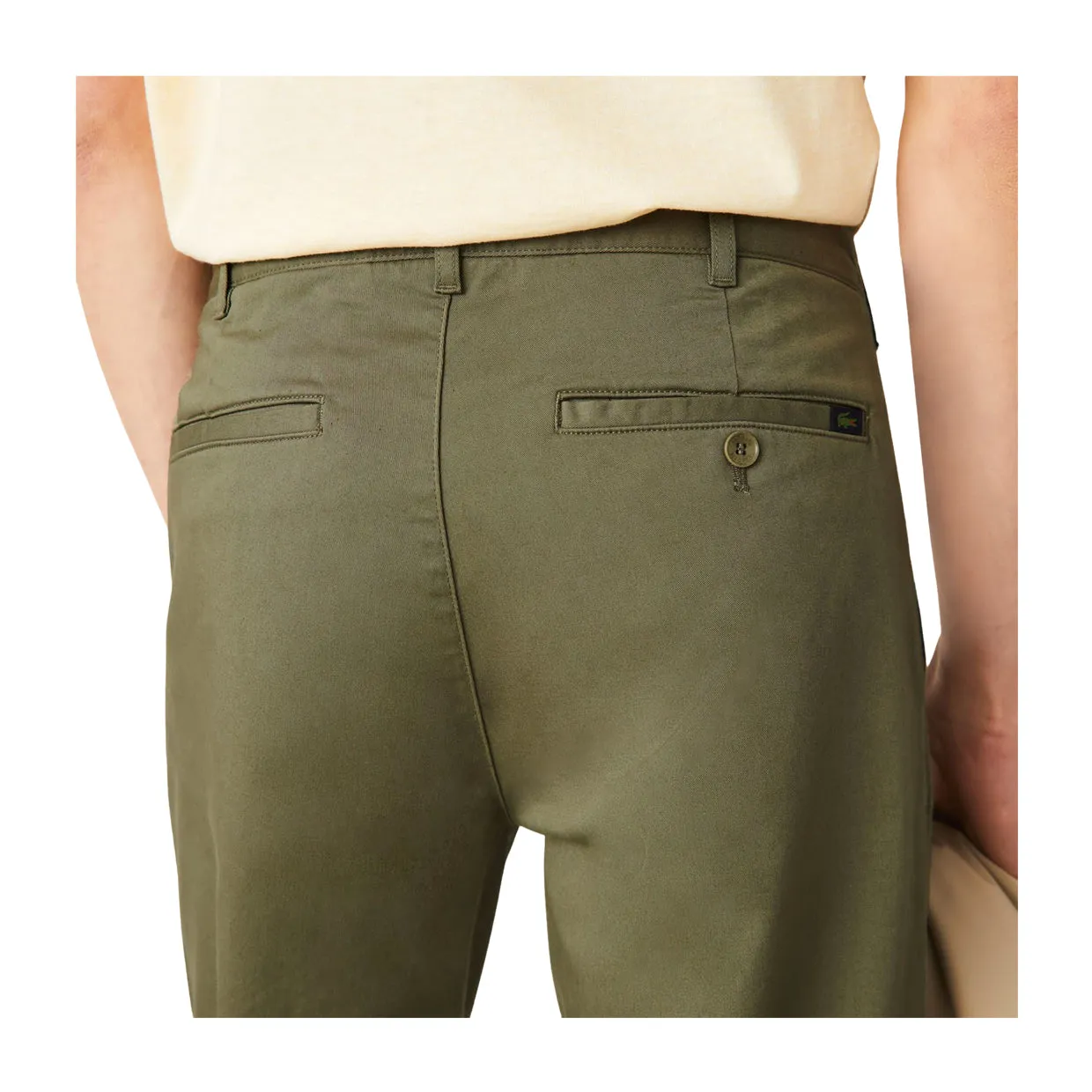 Pantaloni Lacoste Chino Slim Fit New Classic Verde