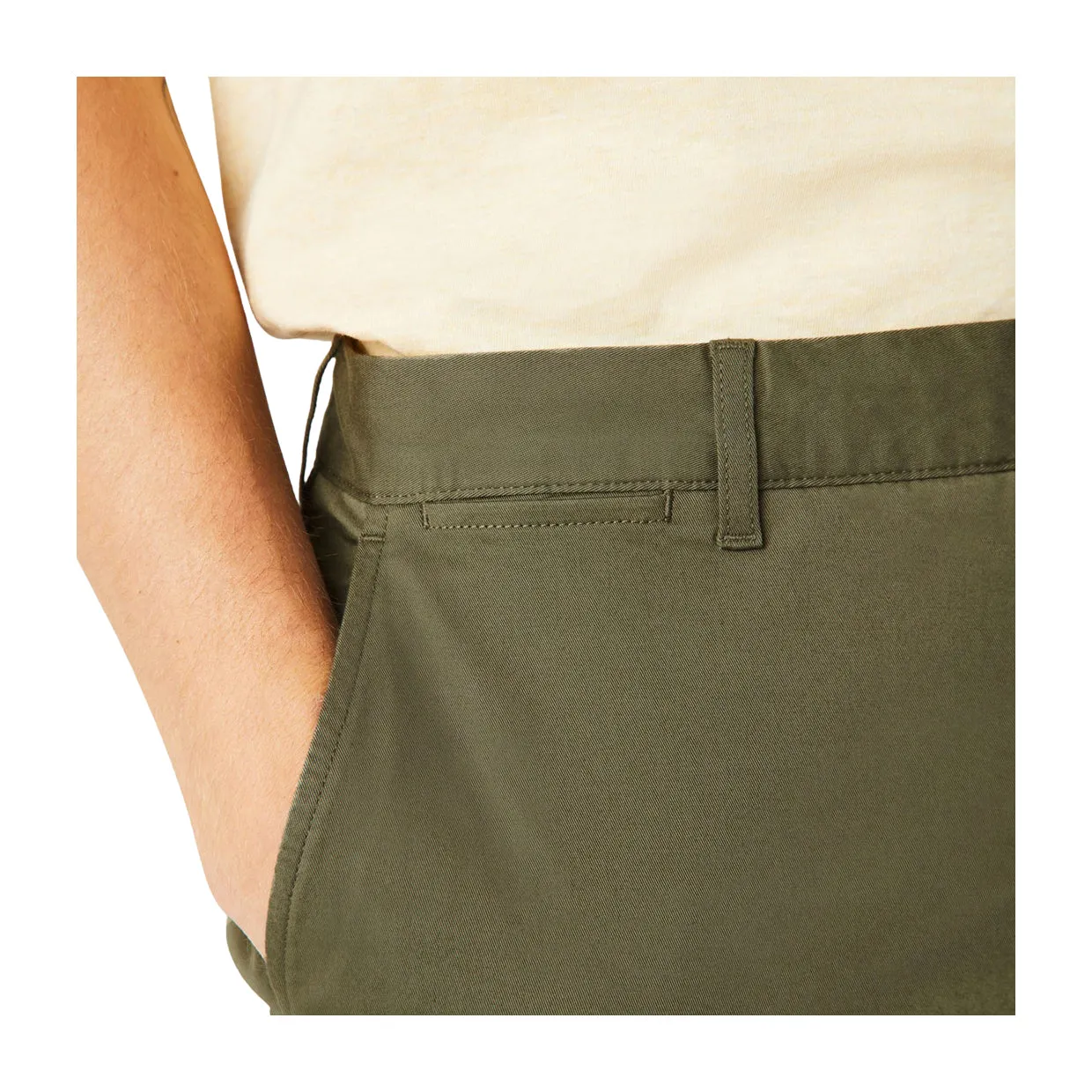 Pantaloni Lacoste Chino Slim Fit New Classic Verde