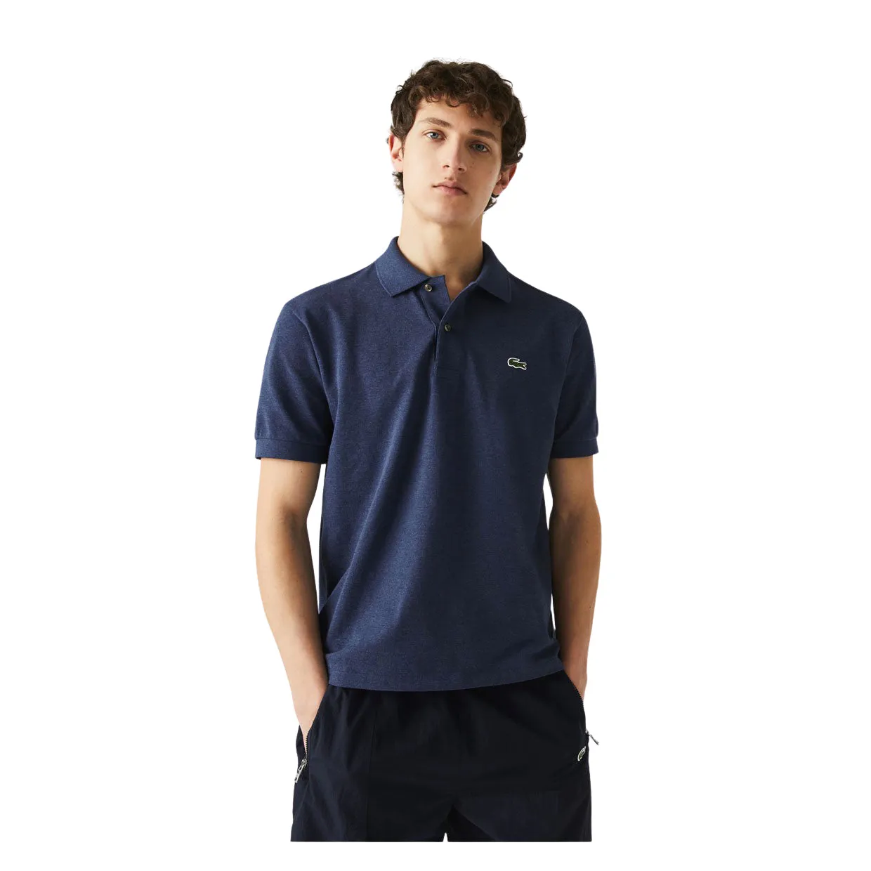 Polo Lacoste Classic Fit Blu Cina Chiné (4JS)