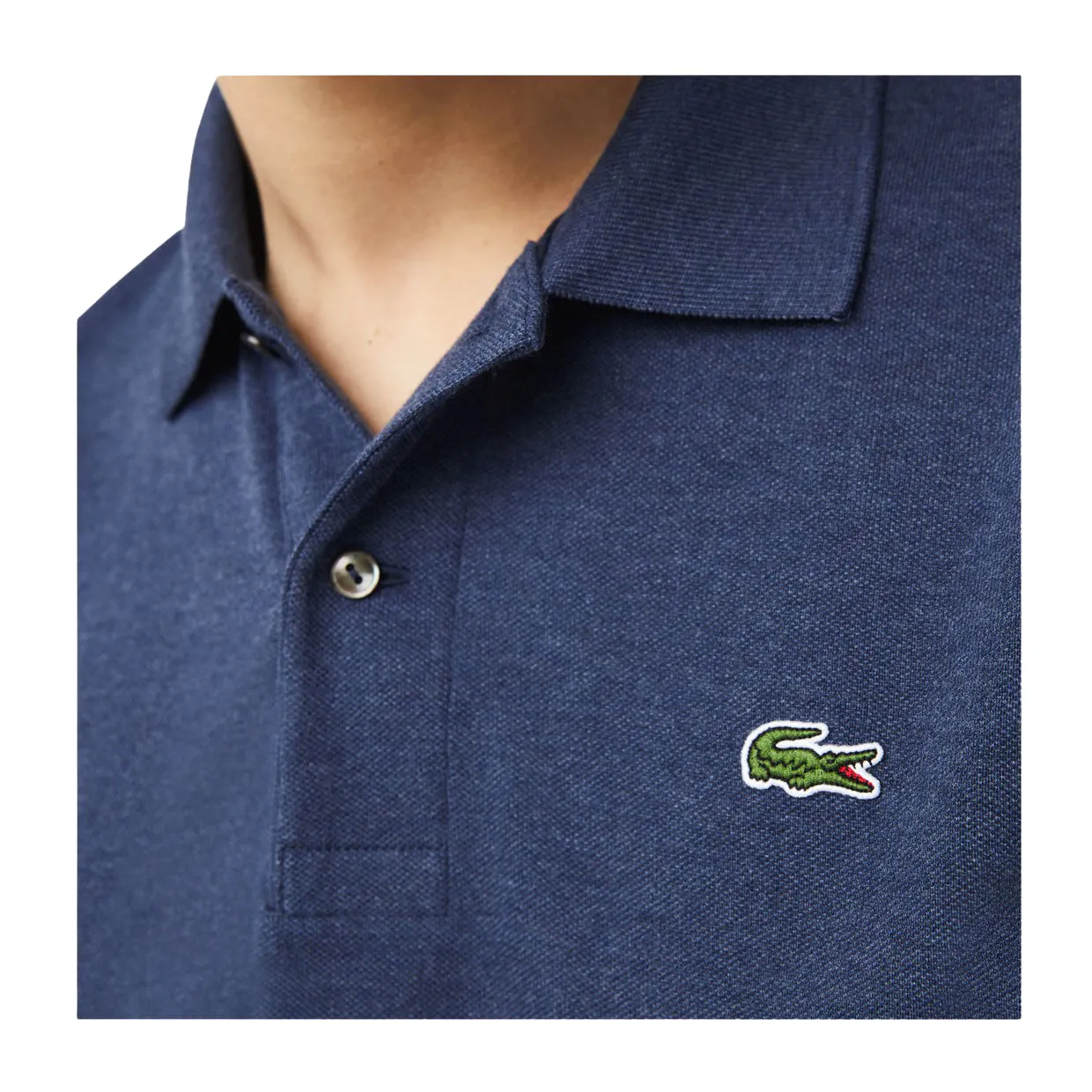 Polo Lacoste Classic Fit Blu Cina Chiné (4JS)