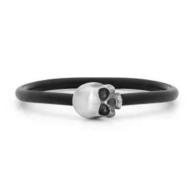 Sterling Silver Skull bangles (Small Skull & Large Skull Versions)