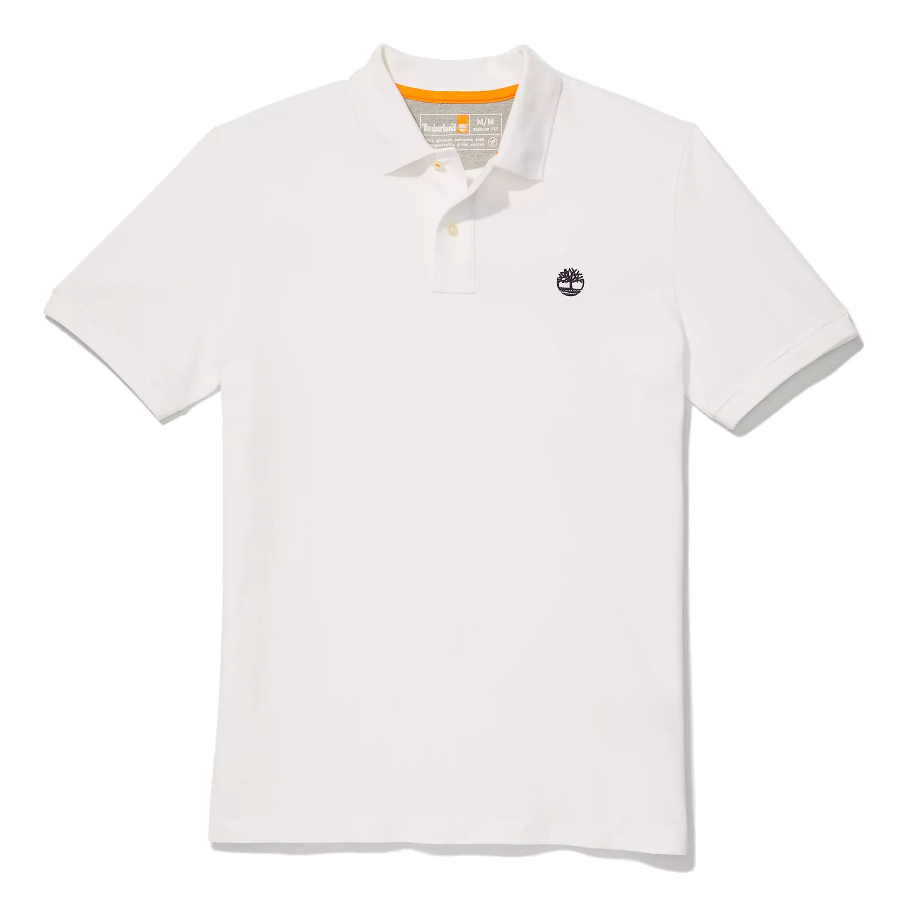 Timberland Mens Millers River Pique Polo T-Shirt - Short Sleeved