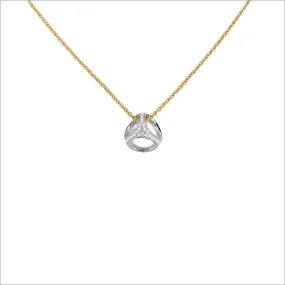 Triadra 18K Gold & Diamond Small Cage Necklace