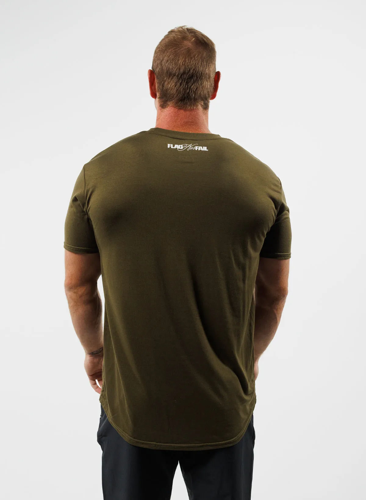 WAVE - OLIVE TEE