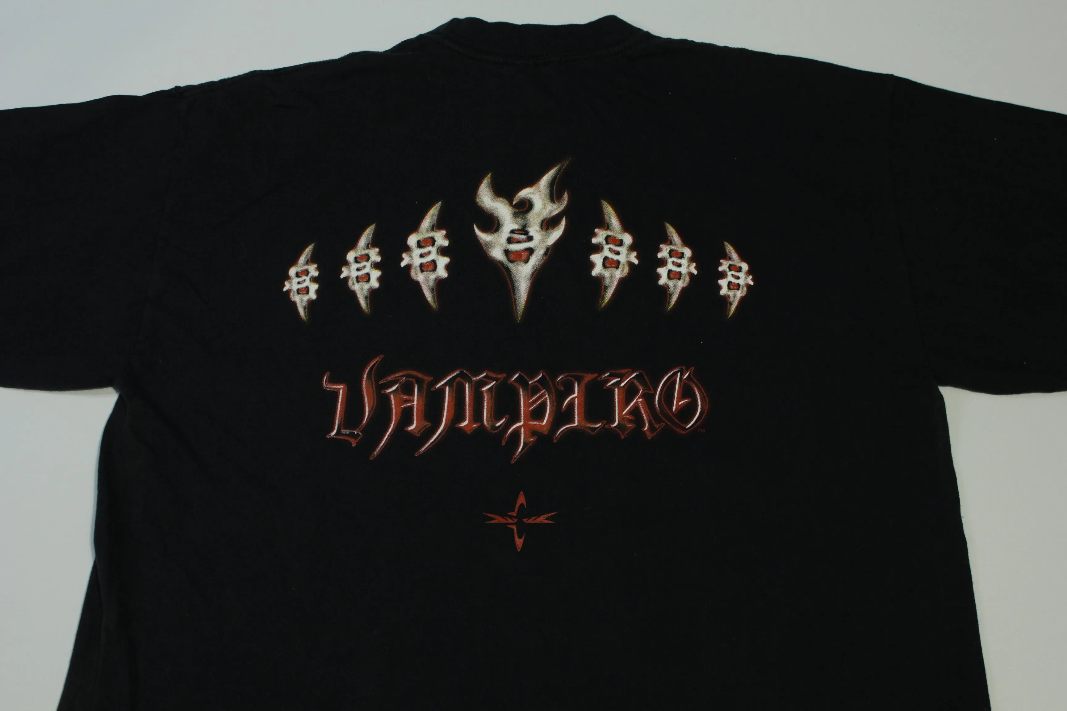 WCW WWE Vampiro Wrestling Rare T Shirt Size Extra Large XL Vintage 1998 Gildan